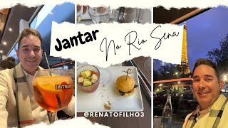 Jantar no barco pelo Rio Sena EP 140 [upl. by Oivaf56]