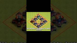 Max scattershot vs all max heroes in clash of clans cocshorts shorts gaming [upl. by Adnilrem]