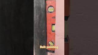 Bolt pointing roof sheet structure roof doormaterial home vlog roofsolution doortype shorts [upl. by Wootan]