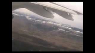 Plane Hits Runway Landing Aborted And Circles To Land [upl. by Hedley]