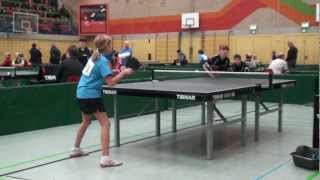 Tischtennis BEM Mantz Sarah Kolbermoor371Horlebein Svenja Hofstetten 1 [upl. by Rehptosirhc659]