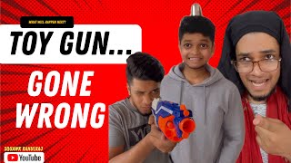 Playing with toy gun gone wrong  squawkrahulraj [upl. by Janith]