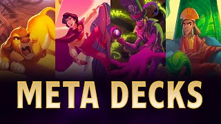 Lorcana Top 5 Meta Decks – Disney Lorcana Best Decklists [upl. by Gnap822]