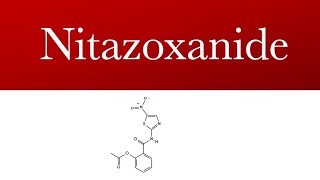 Nitazoxanide Alinia  Antiprotozoal drug  Nitazoxanide uses [upl. by Ianthe]