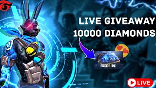 Diwali 🪔 Special Giveaway 🔥😯 10000 Diamonds Giveaway 🤑 freefire [upl. by Bellda]