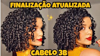 COMO FINALIZAR O CABELO CACHEADO CURTO  MINHA FINALIZAÇÃO ATUALIZADA  CABELO 3B [upl. by Erich484]