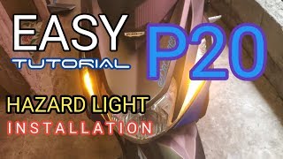 How to install hazard light  Switch  Mio I 125 [upl. by Loseff]