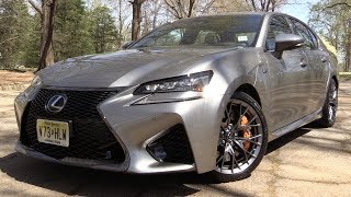 2017 Lexus GS F Start Up Road Test amp In Depth Review [upl. by Katherina]