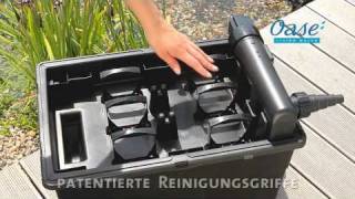 OASE  BioSmart Set  Gartenteichfilter  Deutsch [upl. by Ardnassak357]