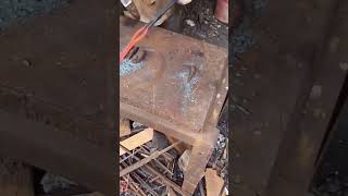 Making process of round handle fire tongs [upl. by Keyes]