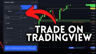 How To Place Trades Directly on TradingView Bye Bye Metatrader 4 [upl. by Zysk540]