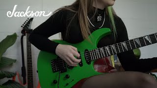 Debbie Gough Playthrough of quotDemurequot by Heriot  Jackson Guitars [upl. by Antsirhc995]