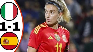 Italia vs Espana femenino 11  Espagna vs Italia femenino 🔥 [upl. by Adnim119]