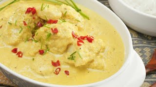 Recette  Curry de poisson au lait de coco [upl. by Atina147]