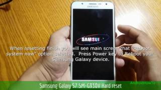 Samsung Galaxy S7 SMG930V Hard reset [upl. by Jaunita]