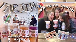 celebrating TAEJIN ksj  kth bday events vlog 🎂 [upl. by Boff]