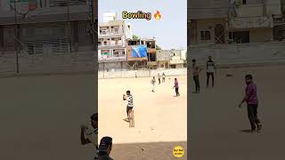 Beautiful bowling in cricket practice cricket batballaction bowling [upl. by Ardna]