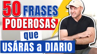 FLUIDEZ INSTANTÁNEA en 30 Minutos⏰ 50 FRASES CORTAS PERO PODEROSAS para Hablar Fácil  Educa tu Oído [upl. by Ennaerb]