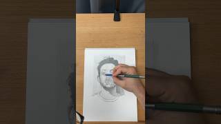 Self portrait drawing process art portraitdrawing asmr pencildrawing [upl. by Rani637]