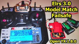 Flysky I6X Open TX 180 improvements Receiver ID and ExpressLRS 30  Failsafe Warning [upl. by Sibeal]