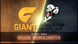 VFL Round 7  Frankston vs GWS Giants [upl. by Domineca]