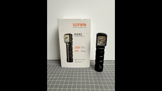 Sofirn HS42 Head and Hand Torch with Flood Throw and Red Light [upl. by Aeduj]