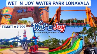 Wet n joy Water Park Lonavala  Amusement Park  All RidesSlides Ticket price Only 799 viral [upl. by Viola833]