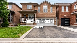 22 Roxton Crescent Brampton [upl. by Sirrad]