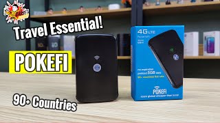 POKEFI Pocket WiFi  Travel Essential Data Up to 90 Plus Countries Covered with Pre Loaded 5GB [upl. by Airdnola]