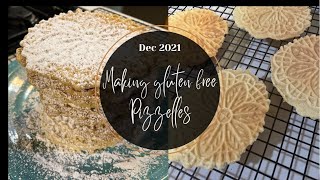 Making Gluten Free Pizzelles [upl. by Ittap607]