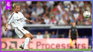 David Beckham NEXT LEVEL ASSISTS  Real Madrid [upl. by Meelas]