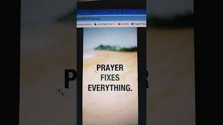 PrayerFixesEverythingTrustInPrayer [upl. by Eilama602]