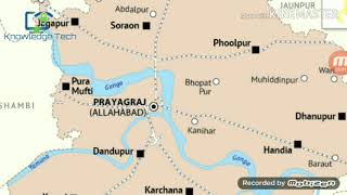 Prayagraj Allahabad Railway Rout Map [upl. by Ahsya]