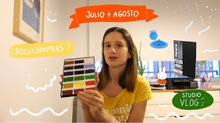 Studio Vlog  Julio y Agosto [upl. by Akirdnuhs]