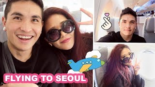 Flying to Korea 대한민국 for the first time ll Korea VLOG 1 [upl. by Aimahs]