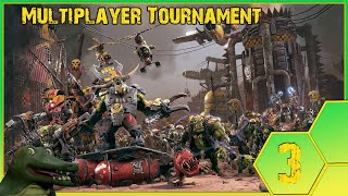 Warhammer 40K Battlesector  Multiplayer Tourniment game 3  Orks vs Blood Angels [upl. by Papst]