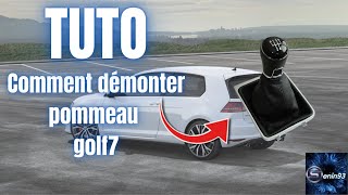 Démonter pommeau de vitesse Golf 7 [upl. by Anairotciv501]