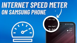 How to Display Internet Speed Meter on Samsung Phone [upl. by Brinson813]