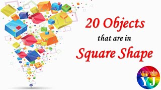 20 Objects that are in Square Shape  Squareshaped items  Square Shape Objects in Real Life [upl. by Ydurt]