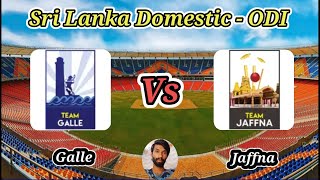 Galle vs Jaffna  Match 17  National Super League Limited Over Tournament 2024 [upl. by Anaibaf]