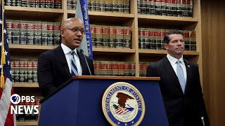 WATCH LIVE Federal prosecutors hold news briefing on indictment against New York Mayor Eric Adams [upl. by Allisirp]