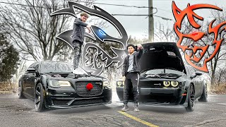 SWITCHING CARS WITH THE FASTEST DEMON HELLCAT CHALLENGER [upl. by Lemuela149]