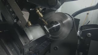 Haas ST10Y SubSpindle Cutting Demo  Haas Automation Inc [upl. by Lashoh]