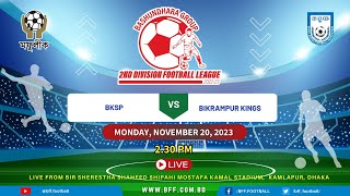 LIVE  BKSP vs Bikrampur Kings  2nd Division 202223 [upl. by Nylyaj]