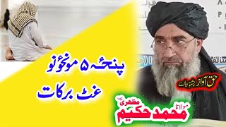 Maulana Hakeem Mazhari Sahib پنځه ۵ مونځونه [upl. by Anoved]