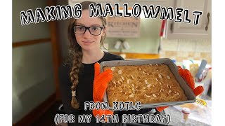 making mallowmelt from kotlc for my 14th birthday party [upl. by Etteloc]