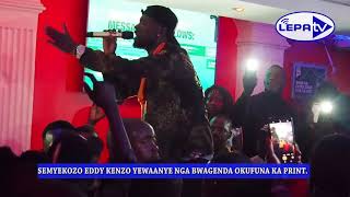 EDDY KENZO SEMYEKOZO YEWANIDDE KU REMA NAMAKULA NGA BWAGENDA OKUFUNA KA PRINT WATCH TO THE END [upl. by Ahsenad220]