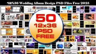 Indian Wedding Album Design12X36 50 FREE PSD II DOWNLOAD NOW 2025 [upl. by Schoenburg]