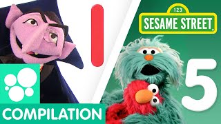 Sesame Street Learn to count to 5  Counting Songs Compilation [upl. by Knepper]