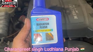 RADIATOR FLUSH  Radiator clean with coolant Flush by Harguncartech [upl. by Kunin500]